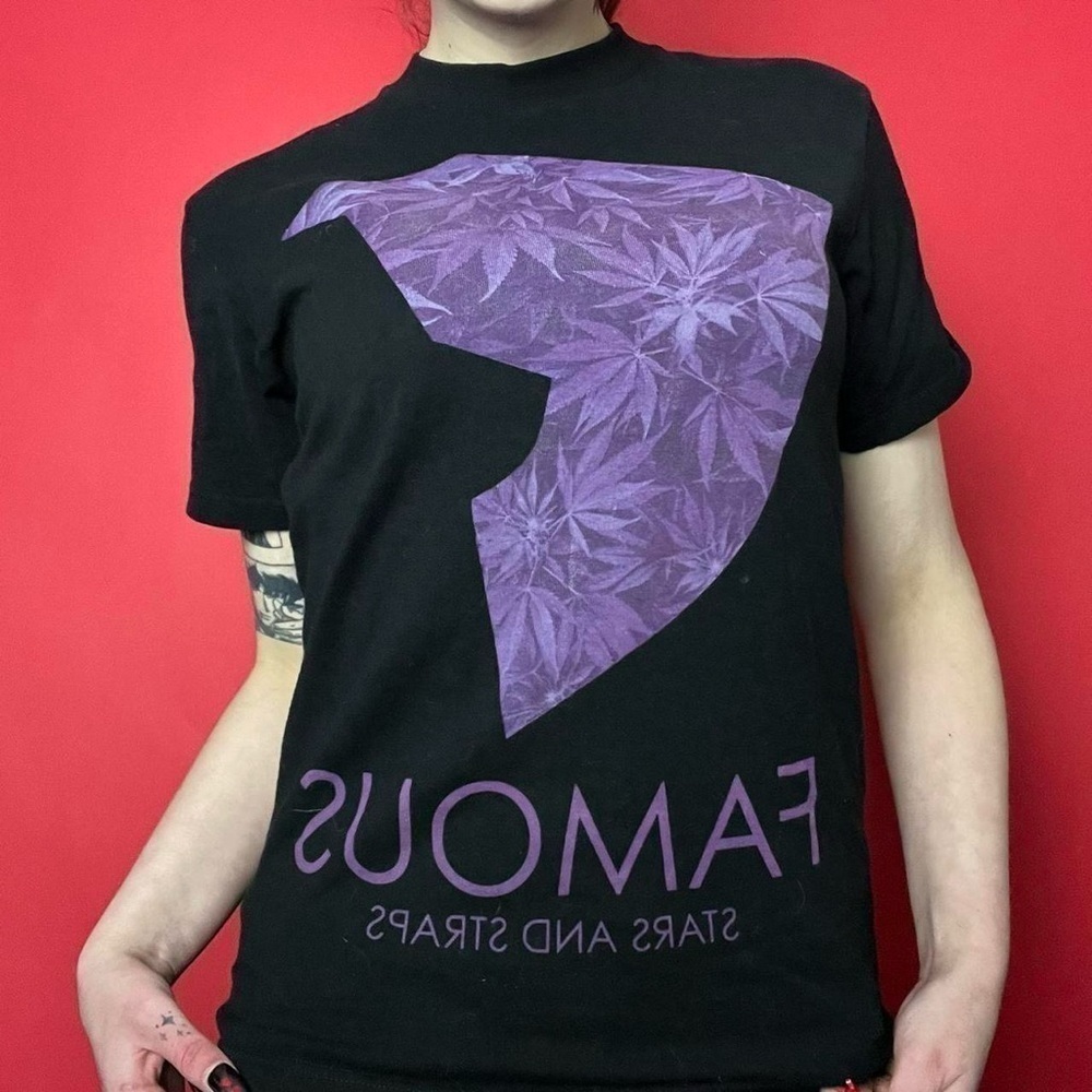 Purple and black famous tee  💜🖤​​​​​​​​​​​​​​​​​